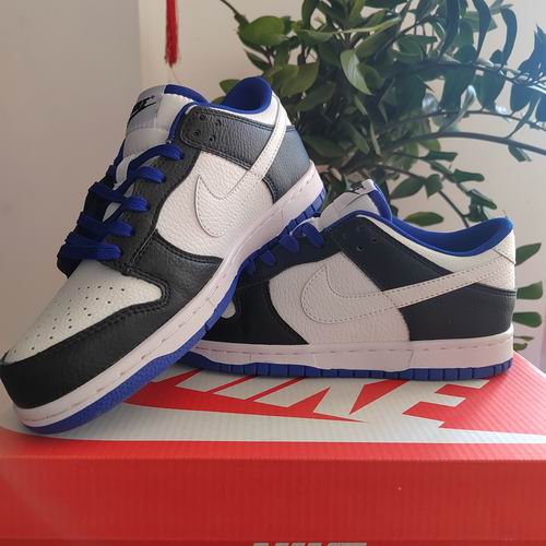 China Cheap Nike Dunk Black White Blue Shoes Men and Women-126